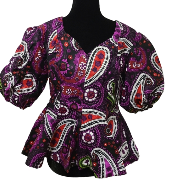 African print blouse - Picture 1 of 1